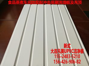 食品加工車(chē)間潔凈墻板 防水防腐防火耐酸upvc吊頂板